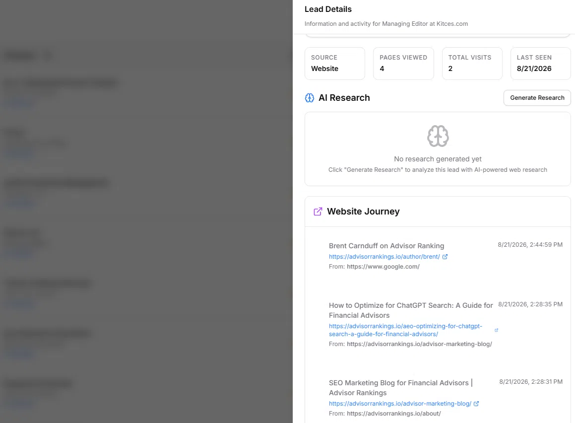 Convert: WealthReach conversion software