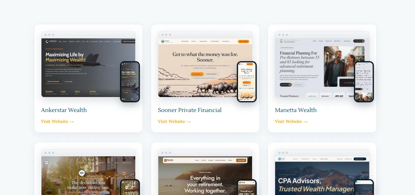 LivingSites: Agentic Websites for Advisors