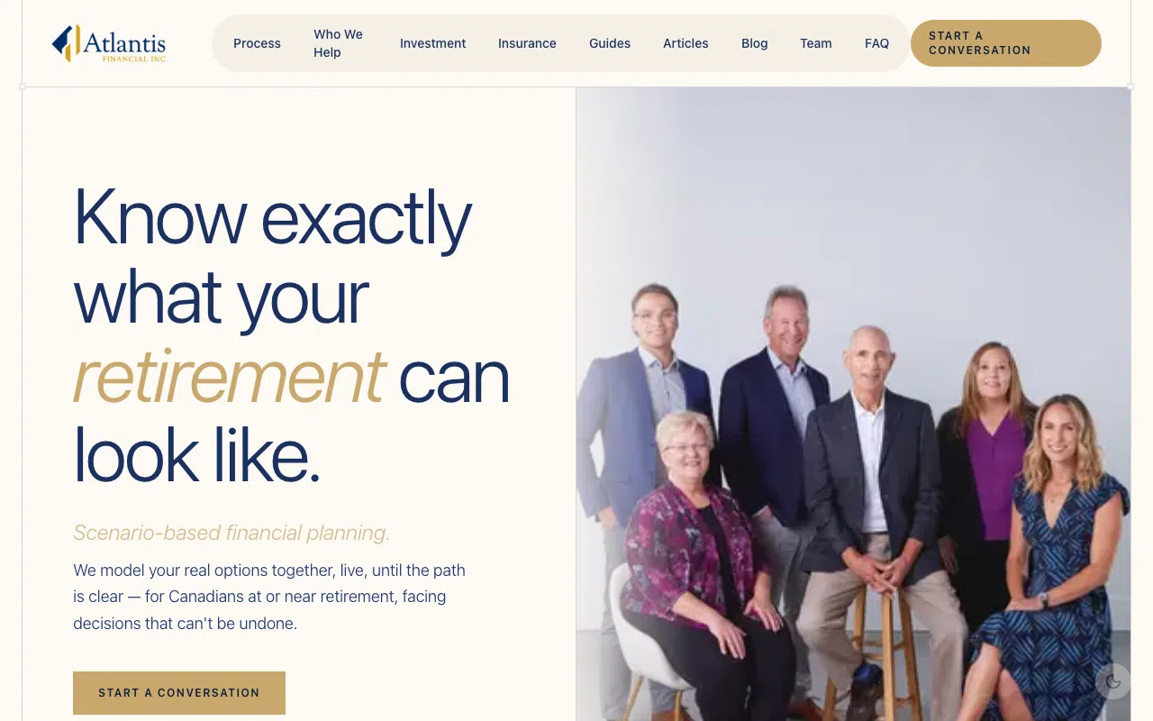 Atlantis Financial desktop