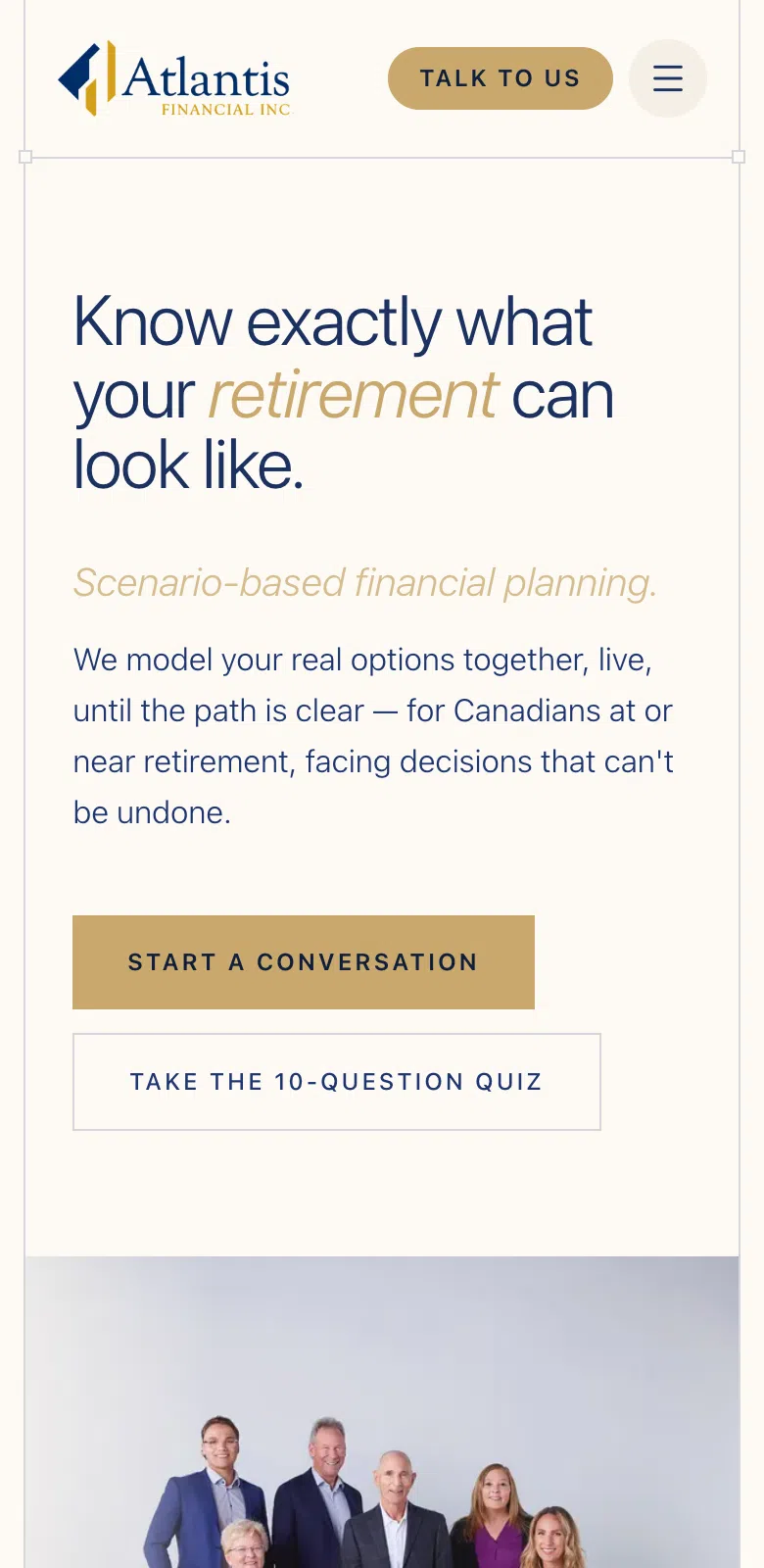 Atlantis Financial mobile