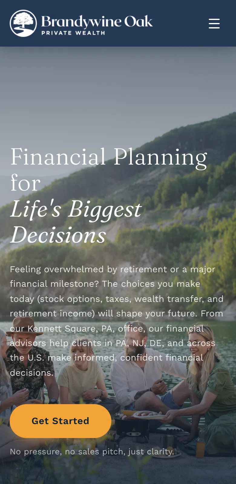 Brandywine Oak Private Wealth mobile