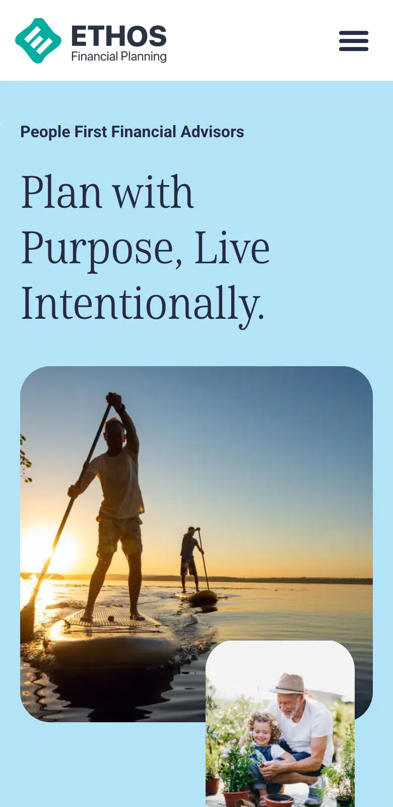 Ethos Financial Planning mobile