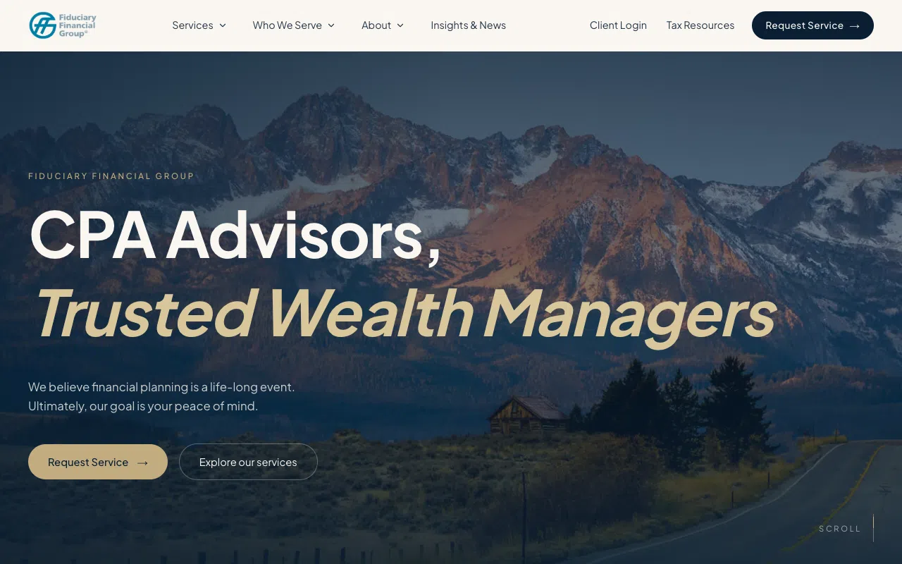 Fiduciary Financial Group desktop