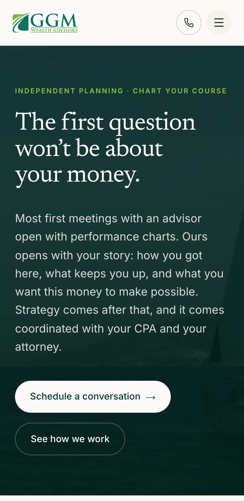 GGM Wealth Advisors mobile