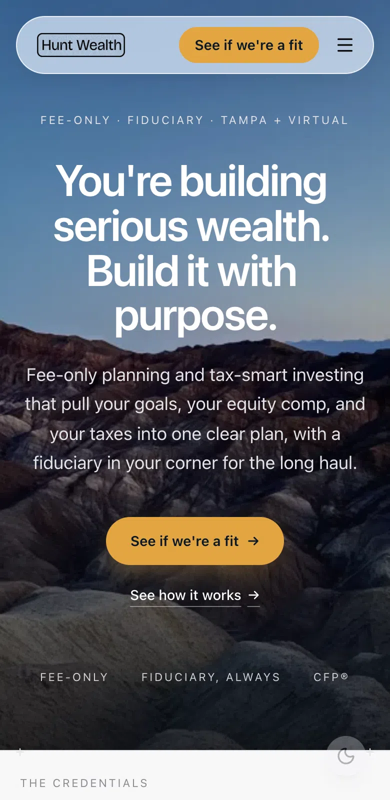 Hunt Wealth mobile