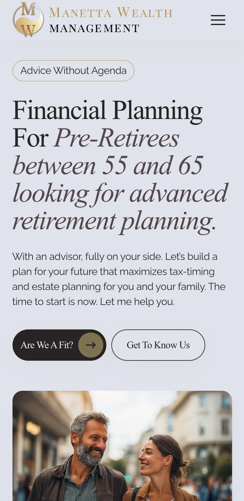 Manetta Wealth mobile