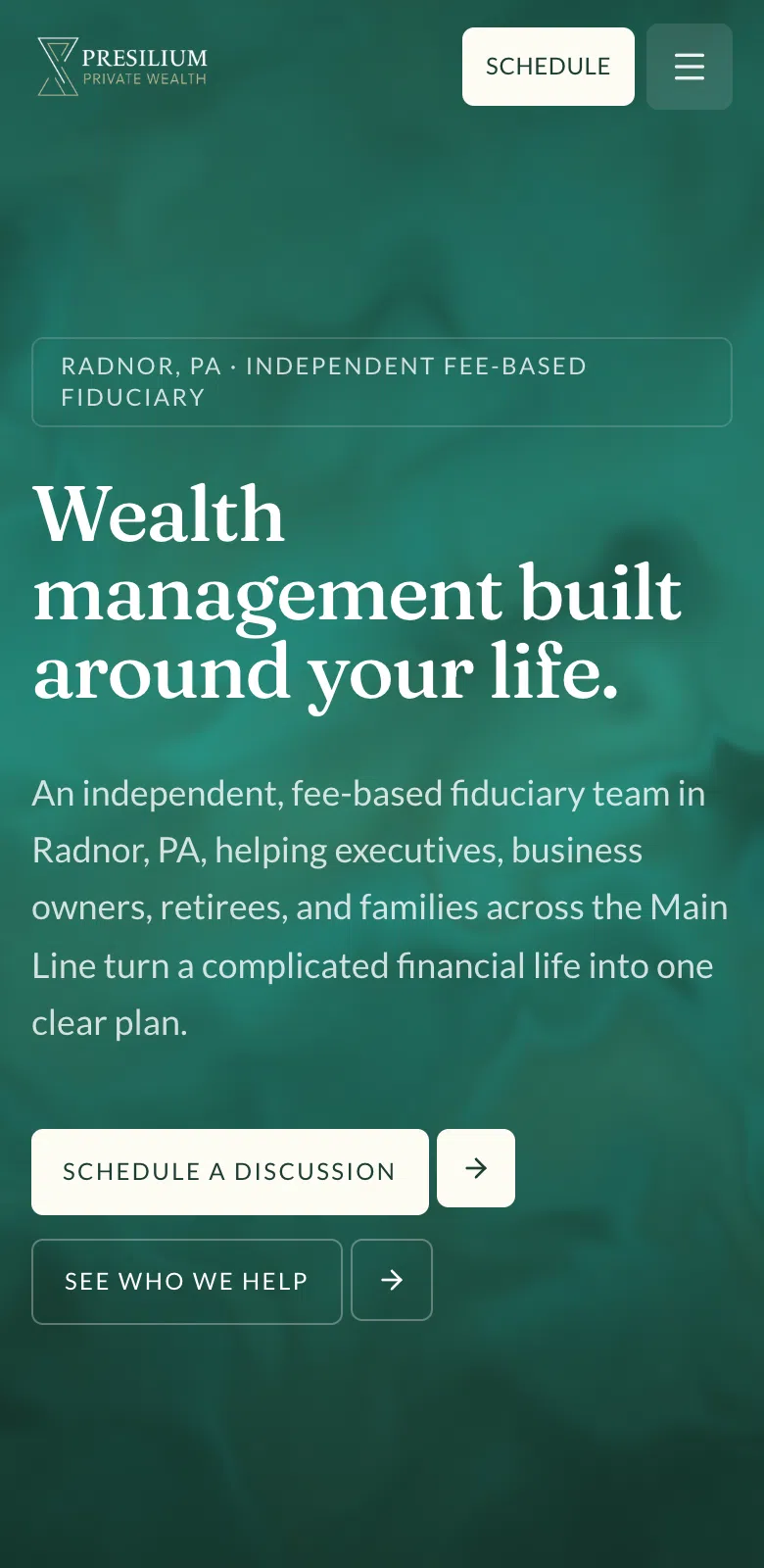 Presilium Private Wealth mobile