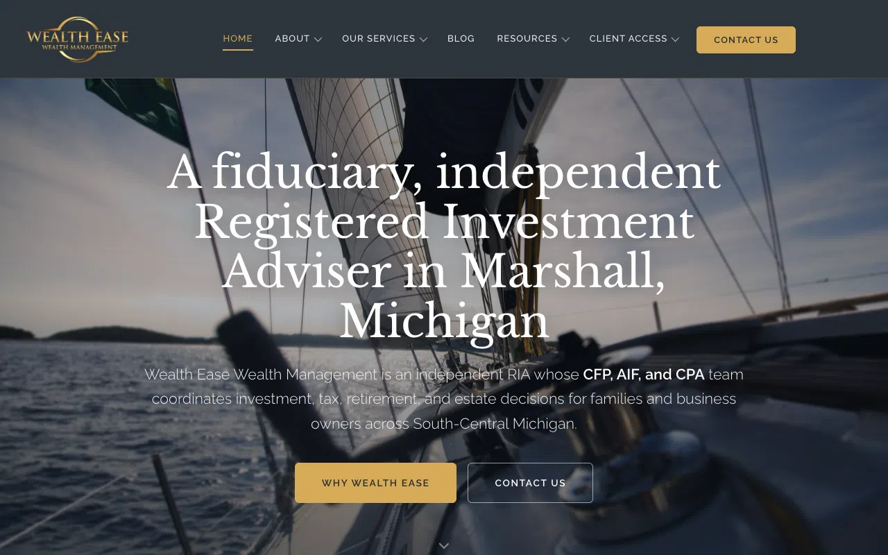WealthEase Wealth Management desktop